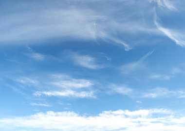 Blue sky and white clouds