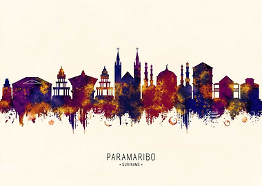 Paramaribo Skyline