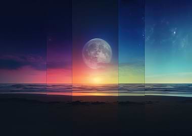 Cosmic Beach Split Colors