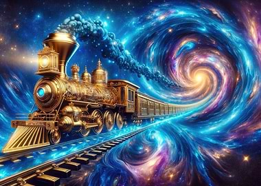 Cosmic Steampunk Train 02