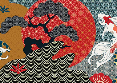 Golden Sakura Serenity