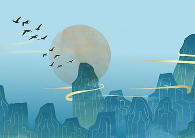 Golden Peaks Chinese Art