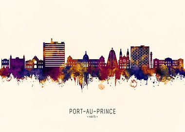 Port Au Prince Skyline