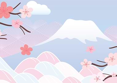 Mount Fuji at Lake Ashino