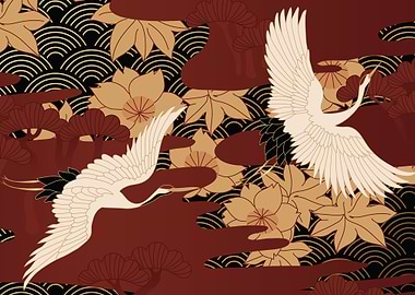 Crane Elegant Flight