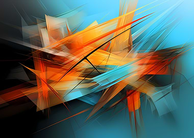 Colorful abstract art