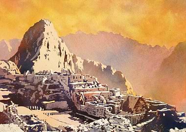 Incan ruins Machu Picchu