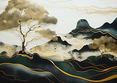 Abstract Scenic landscape