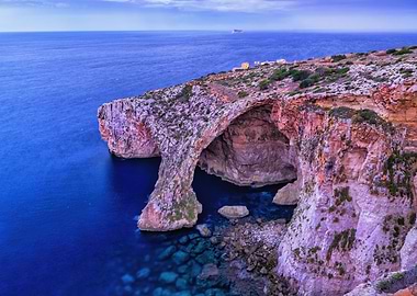 Blue Grotto In Malta