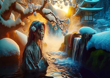 Japan Christmas Woman