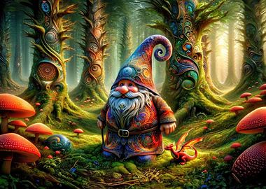Gnomes Fractal Forest