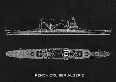 French cruiser Algerie