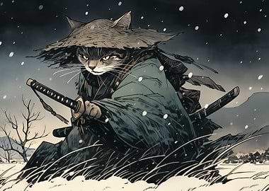 Samurai Cat