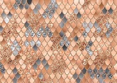 Peach Fuzz Gray Mermaid 1