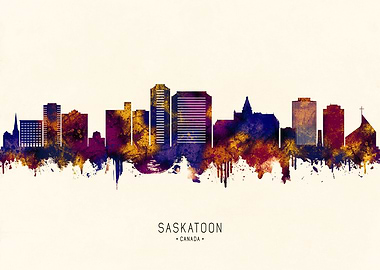 Saskatoon Canada Skyline