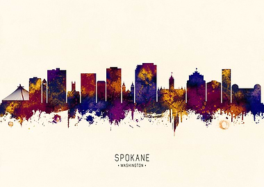 Spokane Washington Skyline