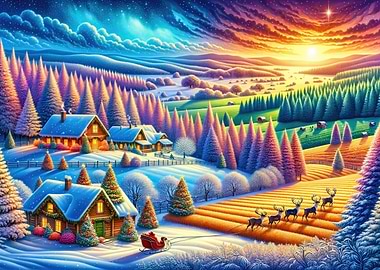 Christmas Spirit Landscape