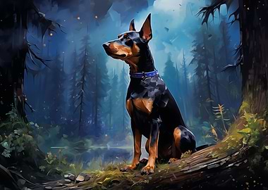 Magical Dobermann