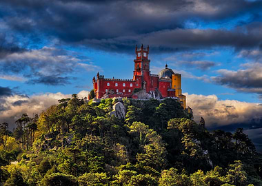 Pena Palace In Portugal