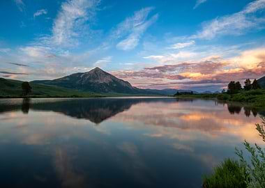 Sunset at Peanut Lake