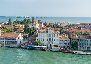 Building by the water