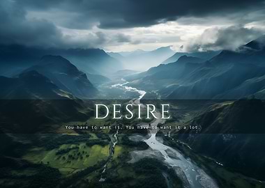 Desire Motivational Quote