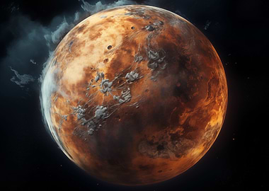 Dwarf Planet Cerces Render