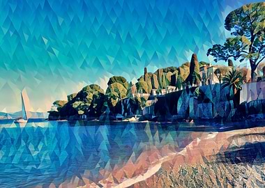 Paloma beach in Cap Ferrat