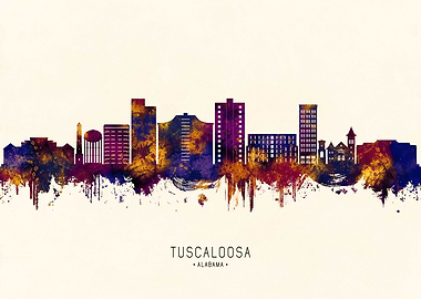 Tuscaloosa Alabama Skyline