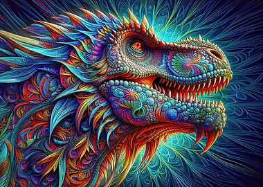 Tyrannosaurus Head Fractal