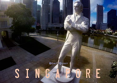 Singapore Raffles Statue