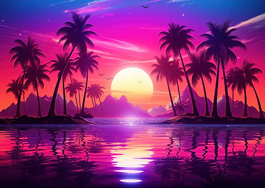 Tropical Horizon Hues