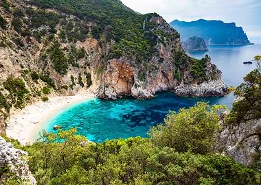 Sea landscape in Greece
