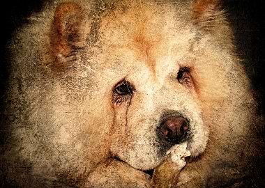 Chow Chow version grunge