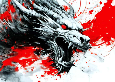 Fire Blood Chinese Dragon