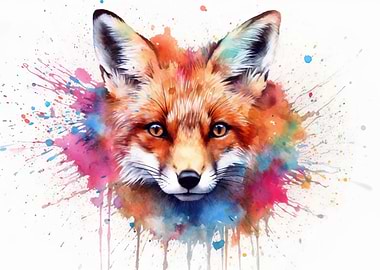 Fox Watercolor