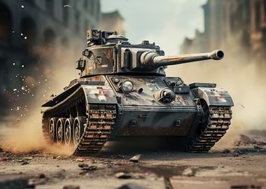 World War Battle Tank