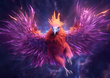 Cosmic Attacking Phoenix