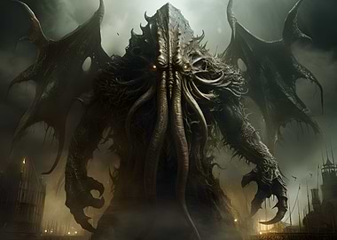 Cthulhu Village Deco Art