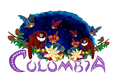 Colombia: Noctis Text Art