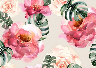 Floral Watercolor Painting