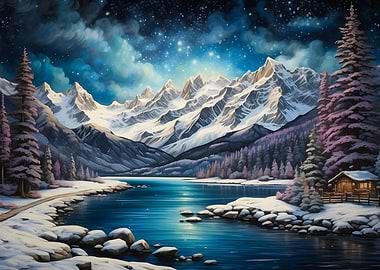 Landscape Snow Mountains