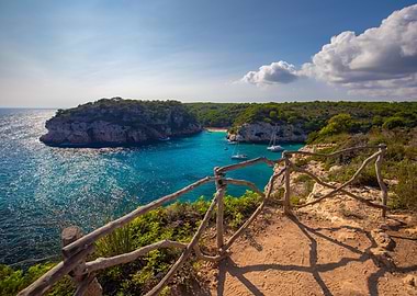 Landscape beautiful island