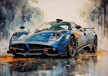 Painting Pagani Huayra