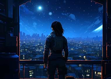 Future Girl Pixel Art