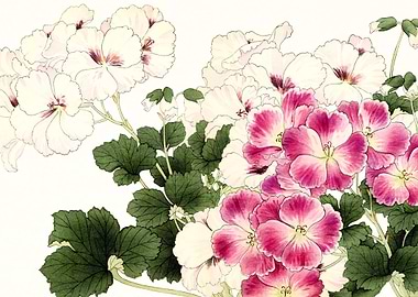 Geranium flowers