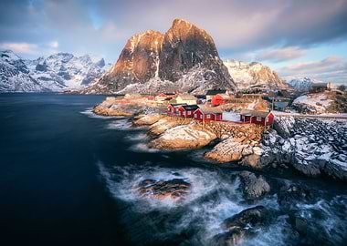Hamnoy Winter Golden Hour