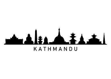 Kathmandu skyline