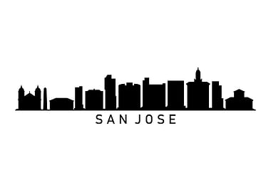 San jose skyline