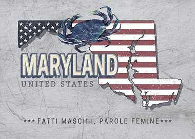 Maryland Map United States